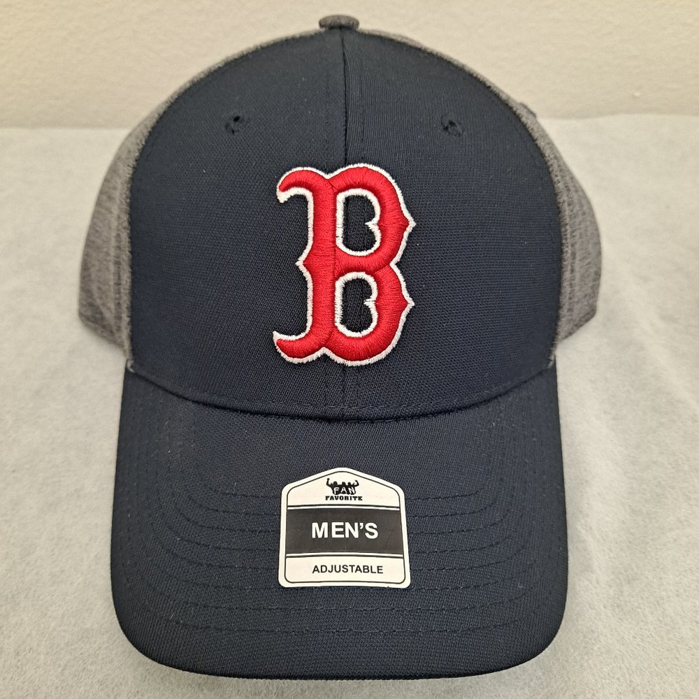MLB Boston Red Sox grey / black baseball cap hat